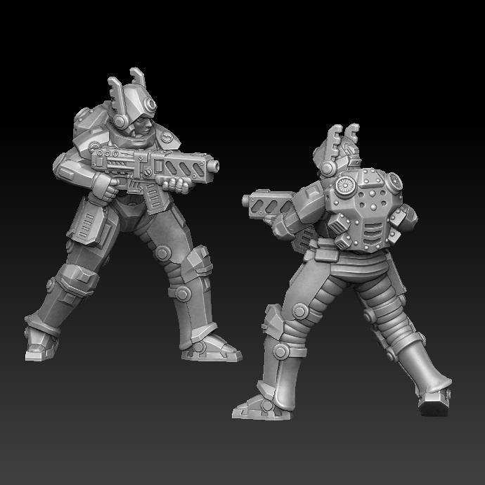 Valkyrie with gun