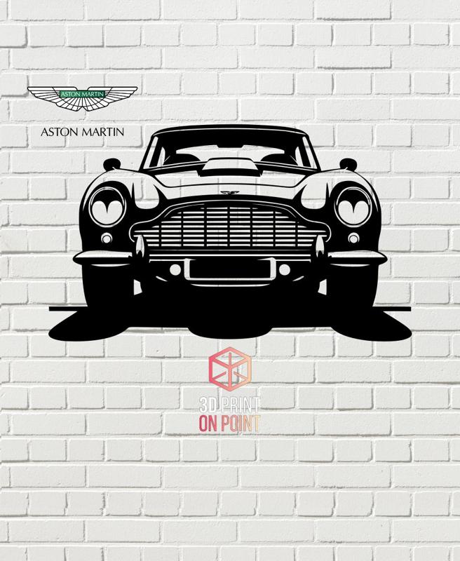 ASTON MARTIN DB5 VINTAGE - 2D WALL ART #3