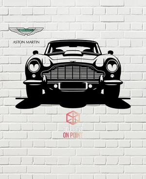 ASTON MARTIN DB5 VINTAGE - 2D WALL ART #3
