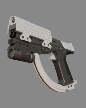 Destiny 2 – Forerunner Exotic Sidearm | 3D Printable Model