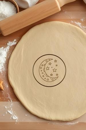 Moon Star Cookie Cutter, Biscuit Cutter