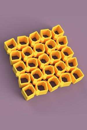 Auxetic Cubes // 18mm 5x5