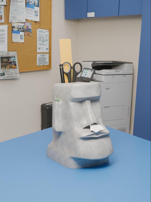 Moai Tissue Box