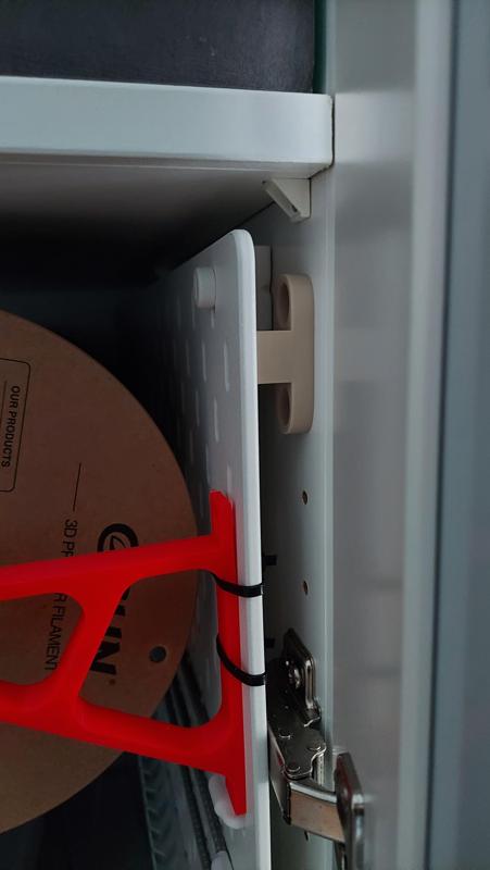 strong Skadis holder for PAX wardrobe