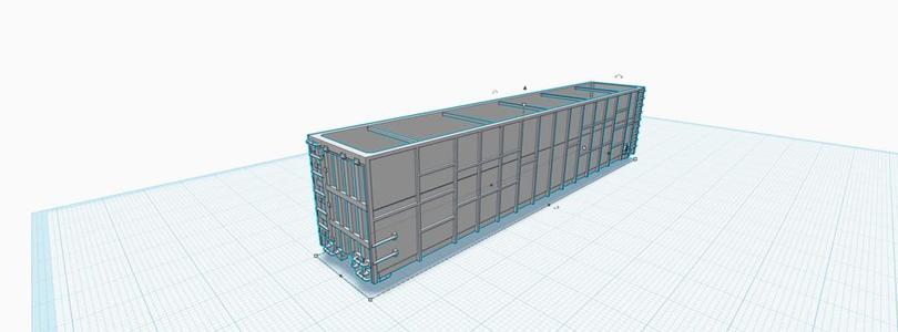 N scale Montana Rail Link Woodchip gondola