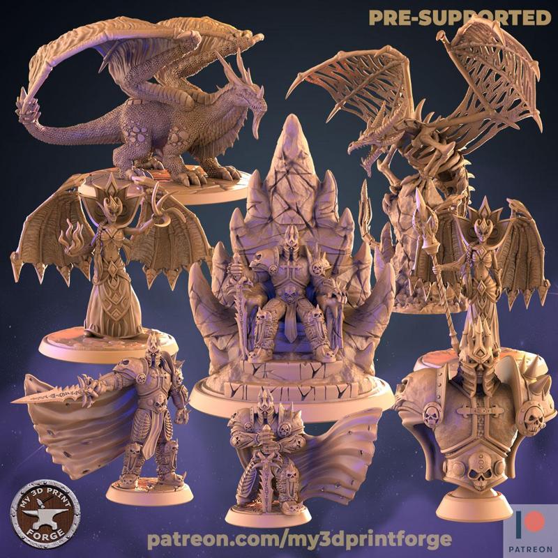 Dungeon ICC Part2 BUNDLE (8 Unique pre-supported STLs)