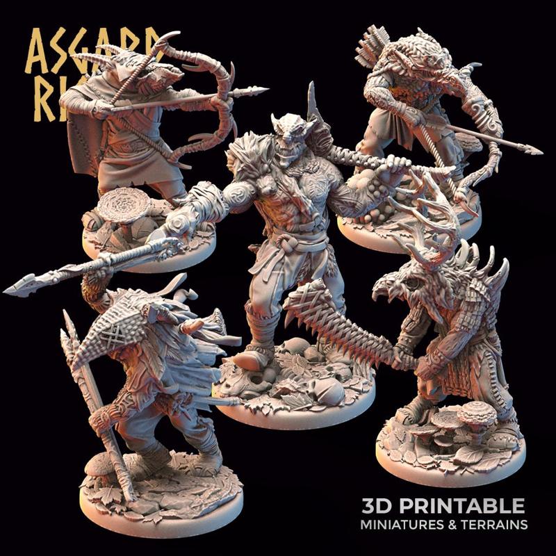 Faceless Hunters /EasyToPrint/ /Pre-supported/