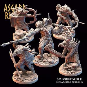 Faceless Hunters /EasyToPrint/ /Pre-supported/