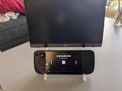 Modified Steamdeck Portable Monitor Stand