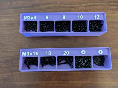Gridfinity Machine Screw Organizer