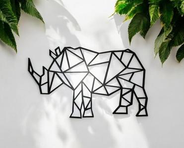 Geometric Rhino - Wall Art/Decoration