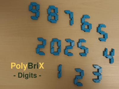 PolyBriX - 7-segment Digits