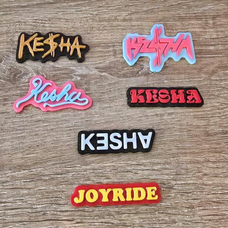 Kesha/Ke$ha Album Era Logo Badge Magnet