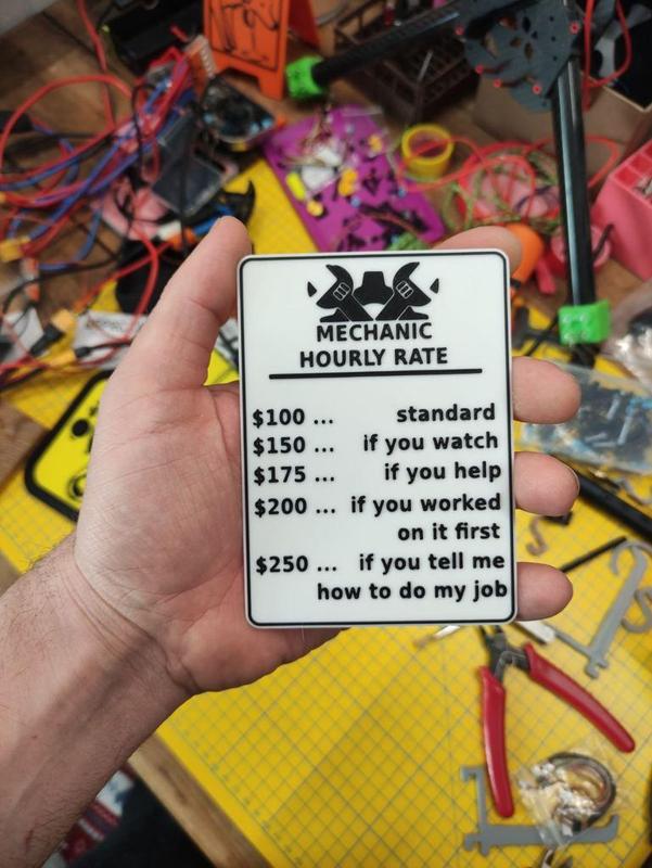 Mechanic hourly rate