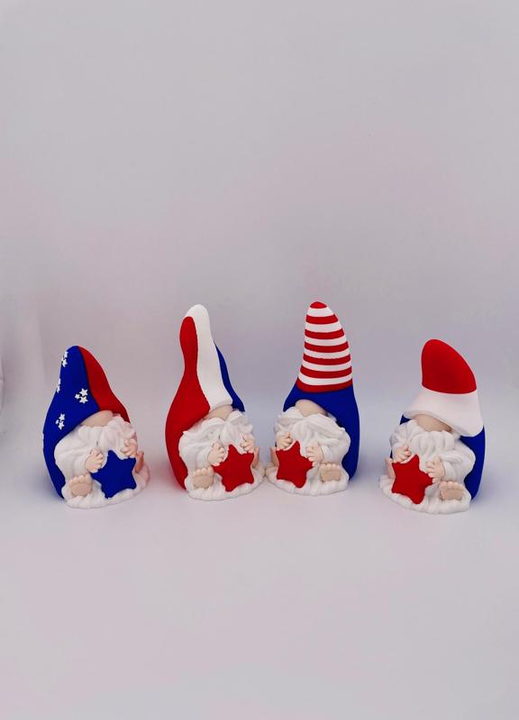 Patriotic Gnomes Stars and Stripes