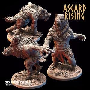 Shapeshifters (Beasts) [Bundle] /EasyToPrint/ /Pre-supported/