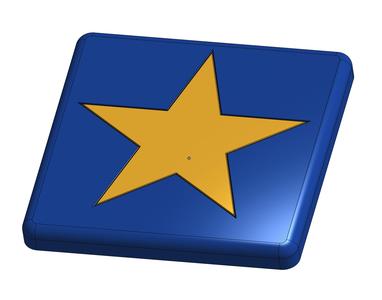 Star Sign Coaster