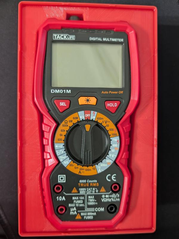 Gridfinity Bin - TACKLife Multimeter DM01M