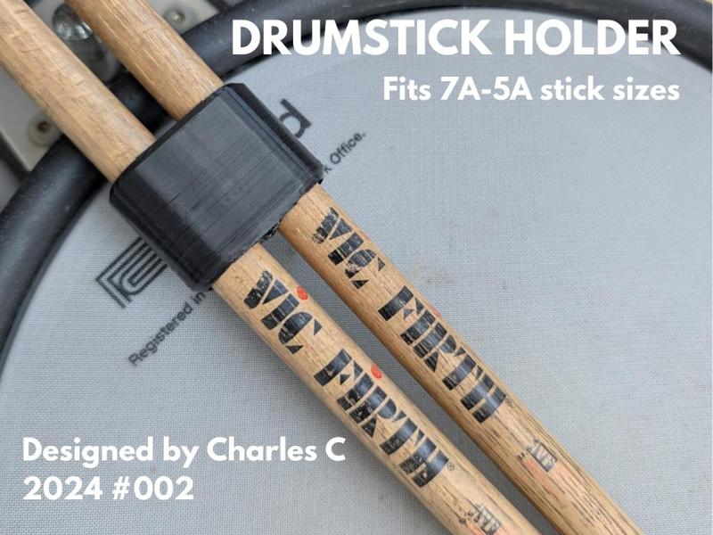 Drumstick Holder for 7A-5A sized sticks