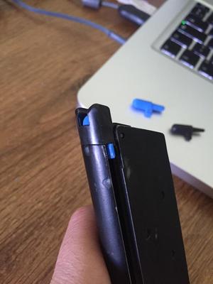 Correct WE M1911 Airsoft mag follower (2018 model)