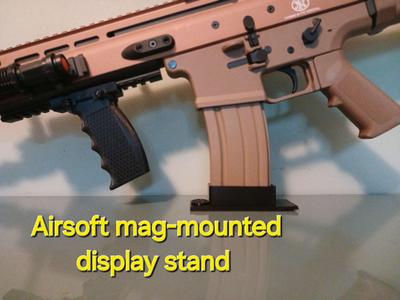 Airsoft gun display stand