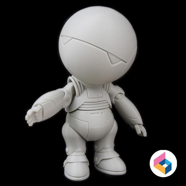 Foldable robot Marvin 2005 from Hitchhiker's Guide