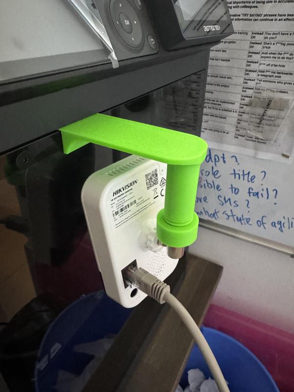 Hikvision camera BambuLab door adapter/mount