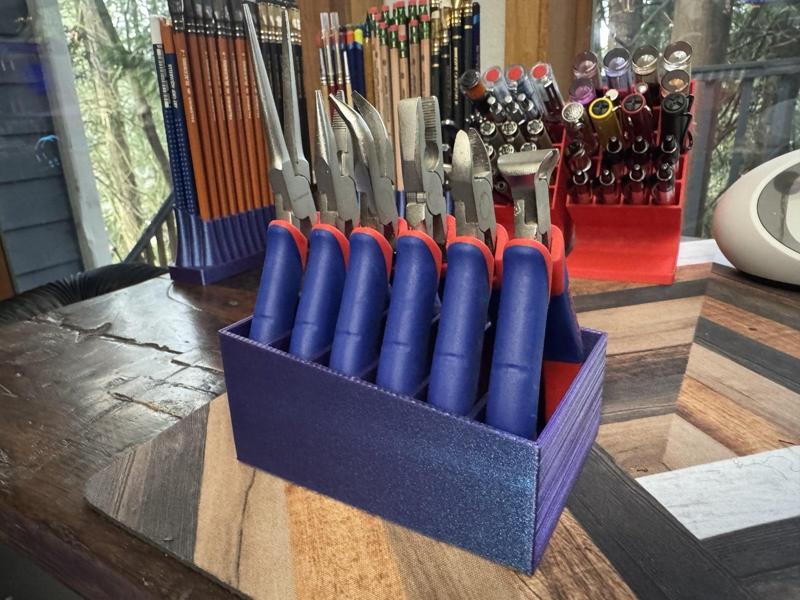 WorkPro Mini Pliers Set - Desk Container