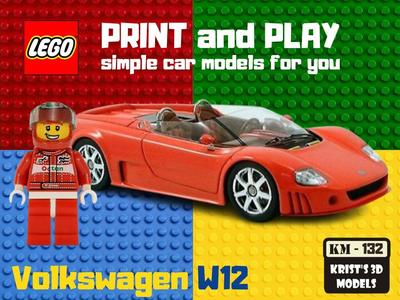 LEGO Volkswagen W12 cabriolet