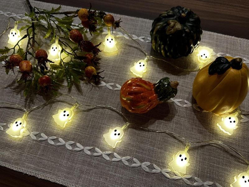 Cute Ghost Caps for LED String Lights (no MMU required)