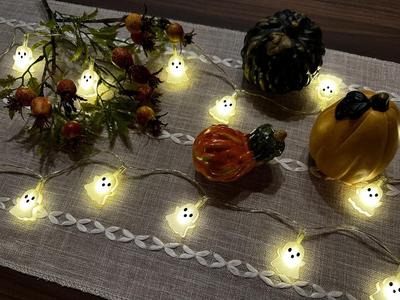 Cute Ghost Caps for LED String Lights (no MMU required)