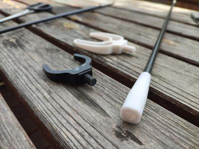 Fishing rod holder, Bankstick - Adapter for Tentpoles