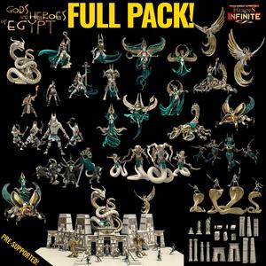 Gods and Heroes of Egypt FULL PACK! (with scenery/centerpiece)