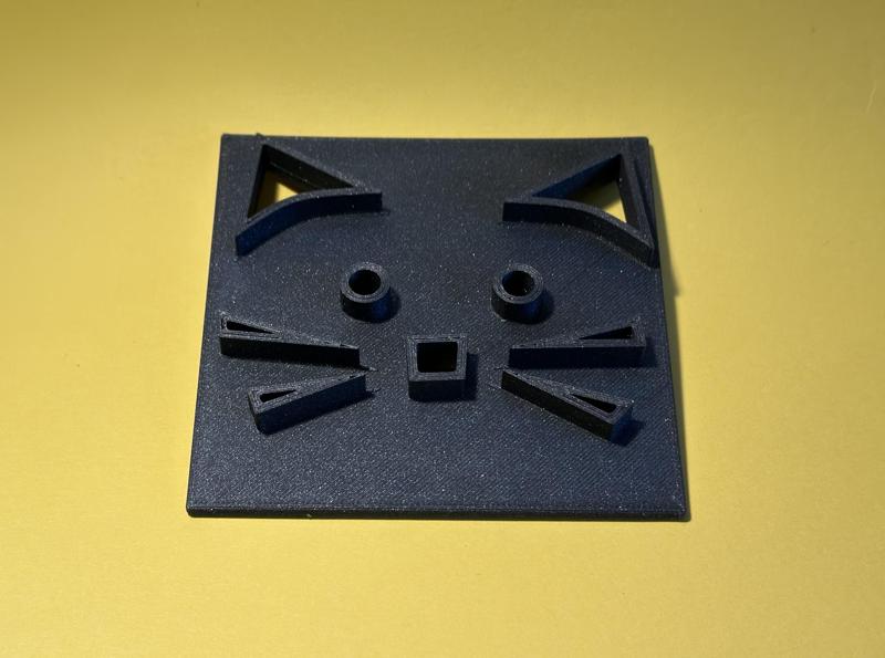 Cute Cat Pottery Stamp