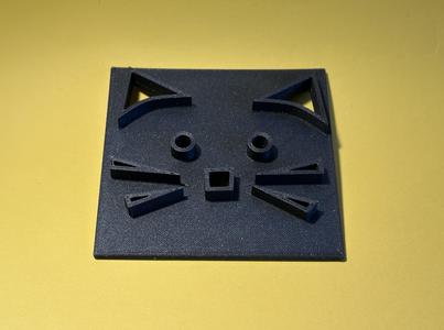 Cute Cat Pottery Stamp