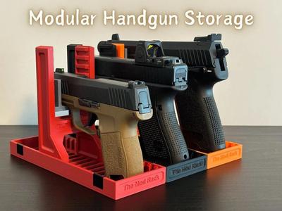 Modular Handgun Safe Stands