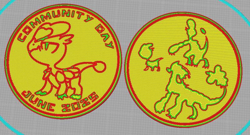 Pokemon Go Community Day #104 coin - Jangmo-o