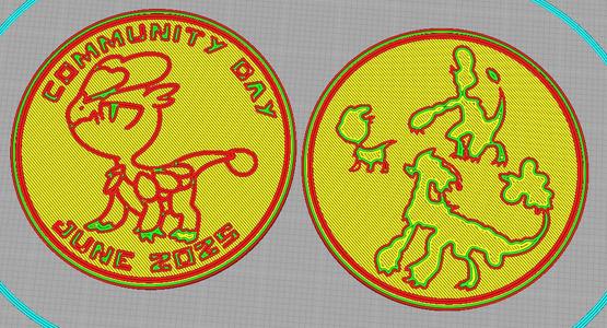 Pokemon Go Community Day #104 coin - Jangmo-o