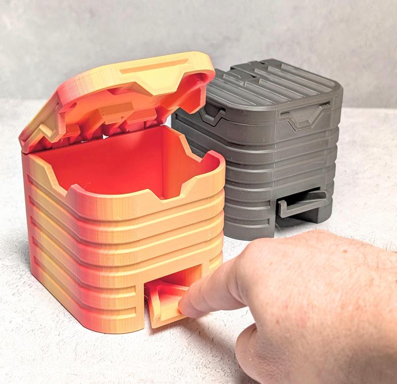 Pedal Pop Lid Box