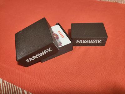 Faraway board game card boxes