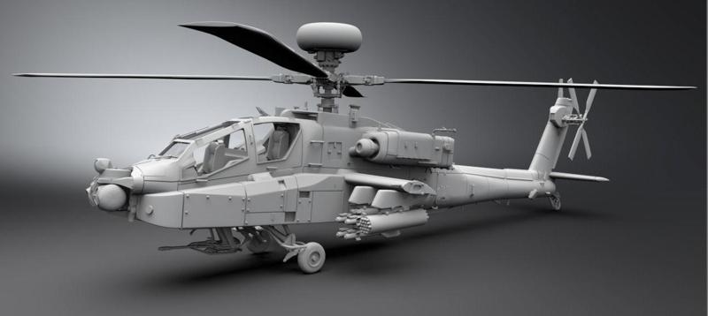Apache AH64 Longbow Scale model