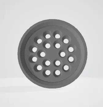 full into a hand grinder   