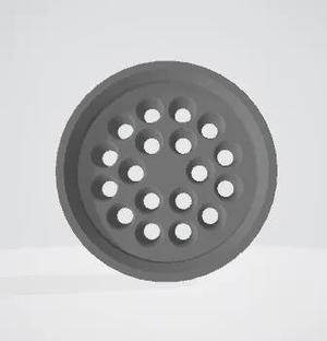 full into a hand grinder   