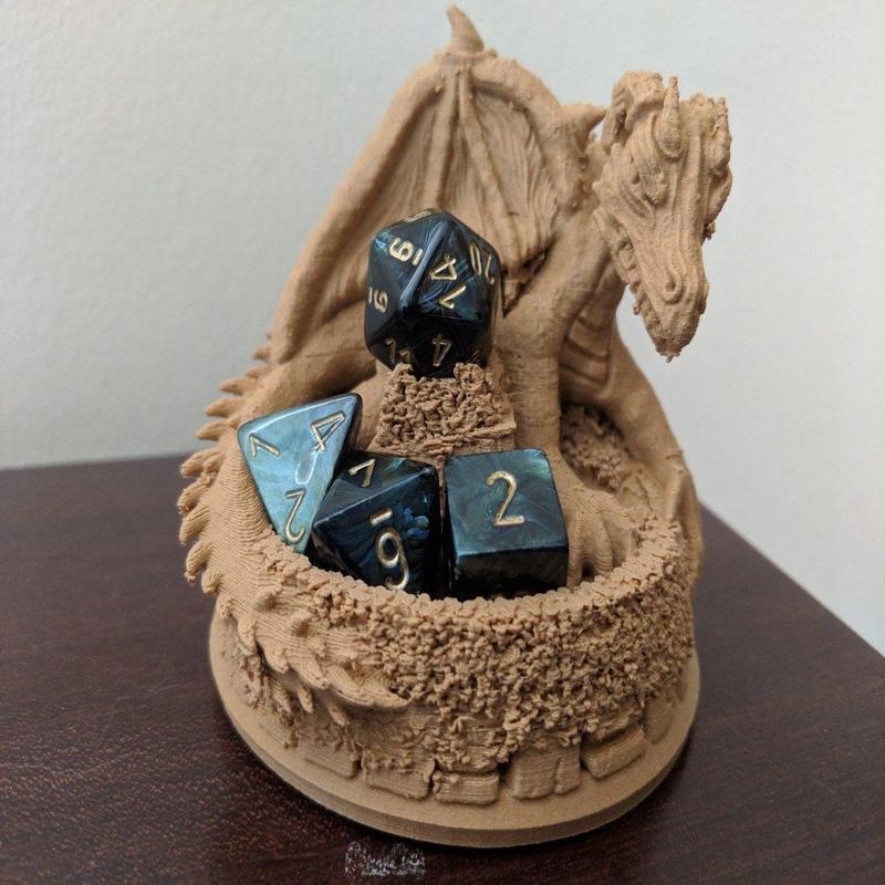 Dragon Dice Holder D20 Fits in Treasure Chest