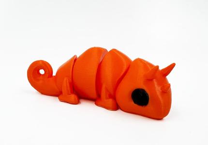 Horned Chameleon Fidget toy 