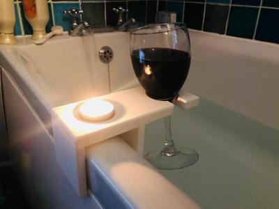 Bathtub Wine Holder