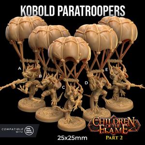 Kobold ParaTroopers | PRESUPPORTED | | Children of the Flame Part 2