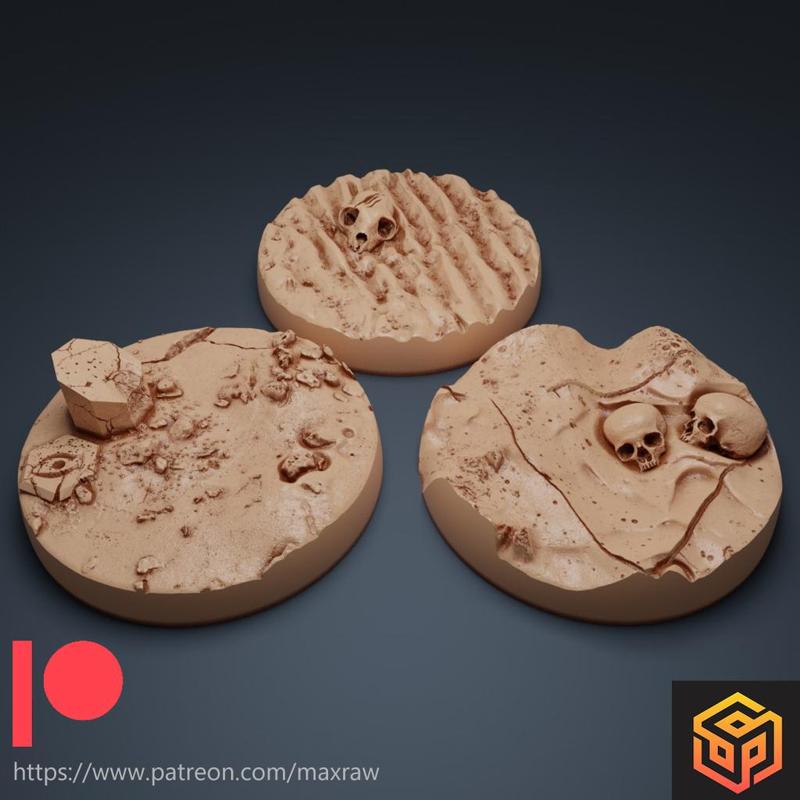 Round bases Set F - free sample !