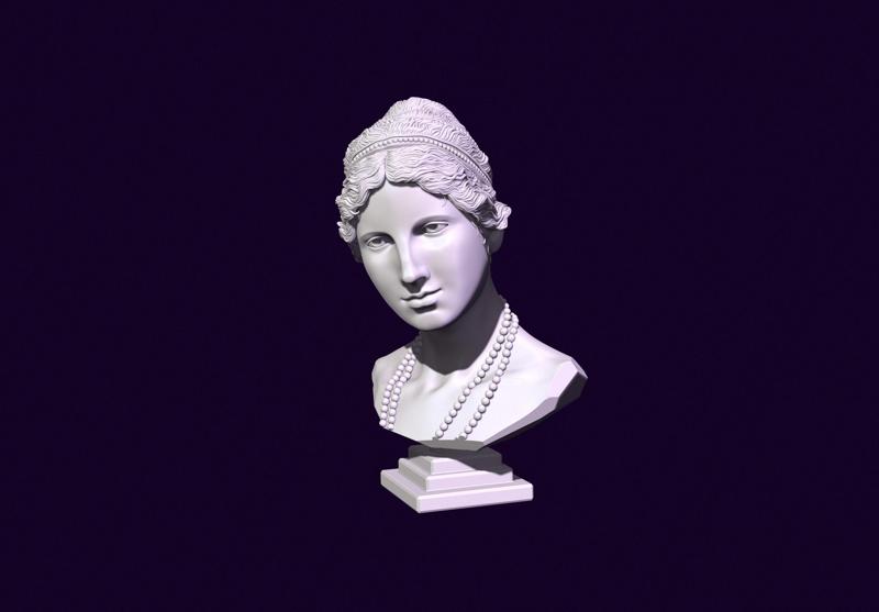 Bust of Aphrodite.