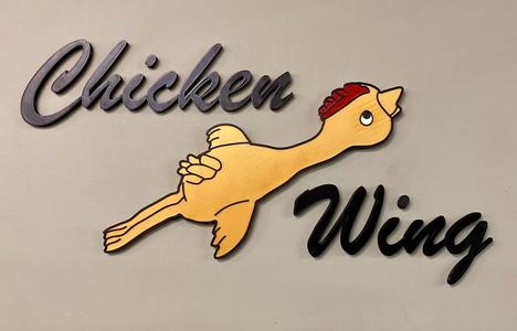 Slingshot Chicken Decor   